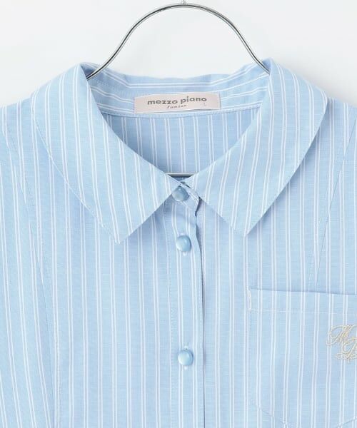 mezzo piano junior / メゾピアノジュニア ミニ丈・ひざ丈ワンピース | ニットベスト＆シャツワンピースセット | 詳細6