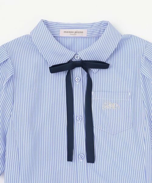 mezzo piano junior / メゾピアノジュニア ミニ丈・ひざ丈ワンピース | ティアードシャツミニワンピース | 詳細2