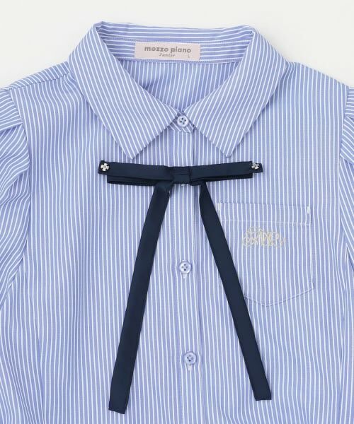 mezzo piano junior / メゾピアノジュニア ミニ丈・ひざ丈ワンピース | ティアードシャツミニワンピース | 詳細3