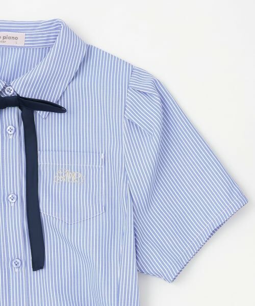 mezzo piano junior / メゾピアノジュニア ミニ丈・ひざ丈ワンピース | ティアードシャツミニワンピース | 詳細5