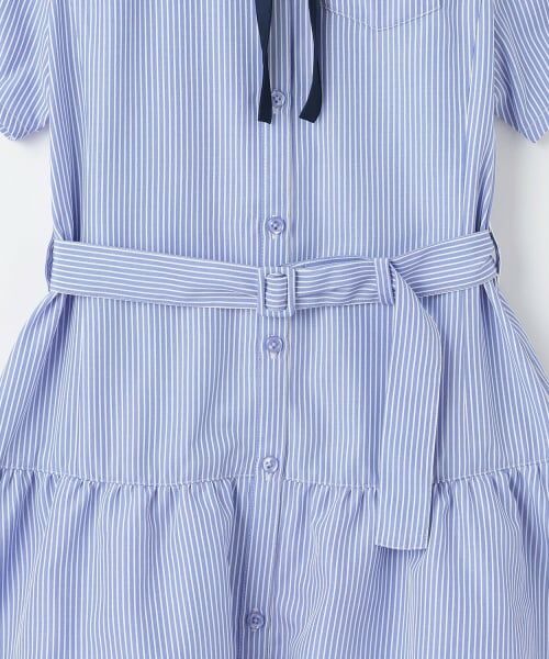 mezzo piano junior / メゾピアノジュニア ミニ丈・ひざ丈ワンピース | ティアードシャツミニワンピース | 詳細6