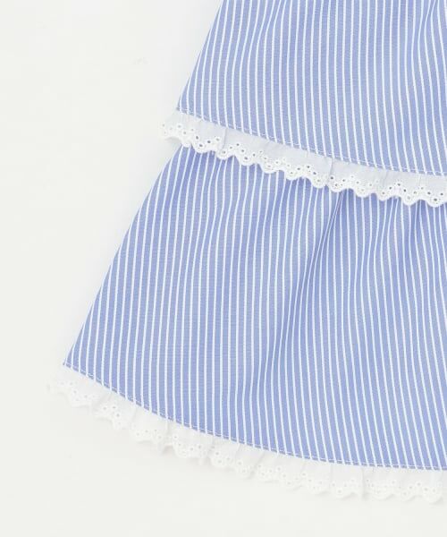 mezzo piano junior / メゾピアノジュニア ミニ丈・ひざ丈ワンピース | ティアードシャツミニワンピース | 詳細8