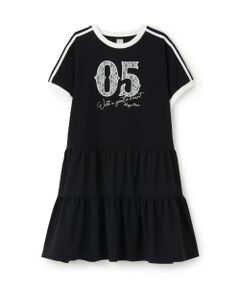 mezzo piano junior / メゾピアノジュニア ミニ丈・ひざ丈ワンピース | 【接触冷感】ナンバリングティアードワンピース