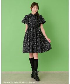 mezzo piano junior / メゾピアノジュニア ミニ丈・ひざ丈ワンピース | 【WICKED】総柄ワンピース