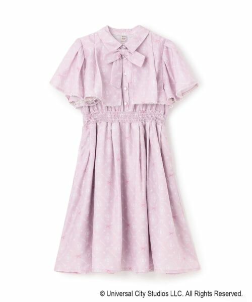 mezzo piano junior / メゾピアノジュニア ミニ丈・ひざ丈ワンピース | 【WICKED】総柄ワンピース | 詳細10