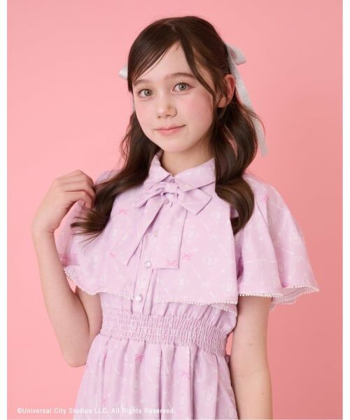 mezzo piano junior / メゾピアノジュニア ミニ丈・ひざ丈ワンピース | 【WICKED】総柄ワンピース | 詳細14