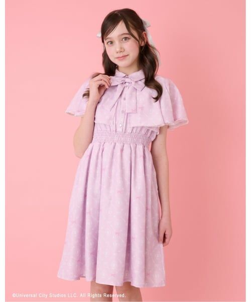 mezzo piano junior / メゾピアノジュニア ミニ丈・ひざ丈ワンピース | 【WICKED】総柄ワンピース | 詳細15