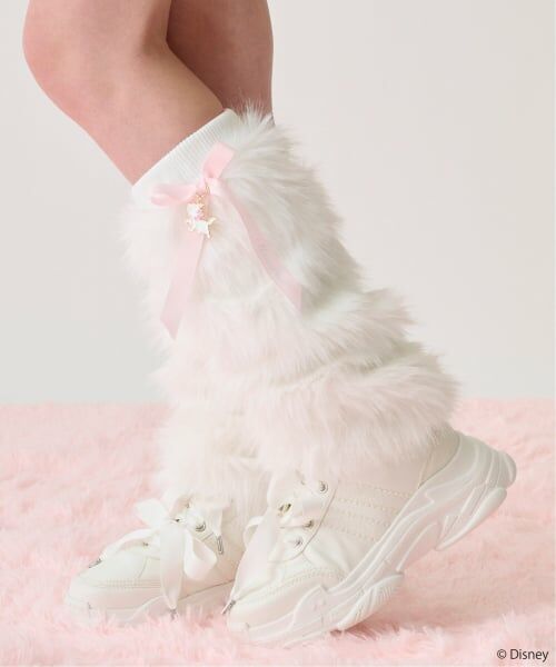 mezzo piano junior / メゾピアノジュニア レッグウォーマー | 【Disney Marie】なりきりレッグウォーマー（オフ ホワイト）