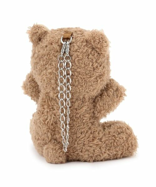 mezzo piano junior / メゾピアノジュニア チャーム | チェーンつきふわふわくまちゃんチャーム | 詳細1