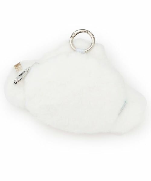 mezzo piano junior / メゾピアノジュニア ポーチ | ホワイトルッキー ふわきらポーチ | 詳細1