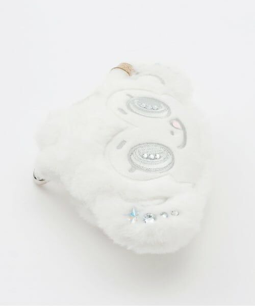 mezzo piano junior / メゾピアノジュニア ポーチ | ホワイトルッキー ふわきらポーチ | 詳細2