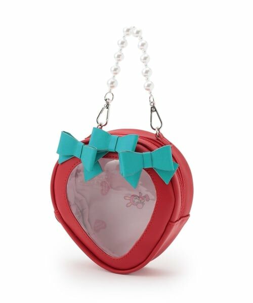 mezzo piano junior / メゾピアノジュニア ポーチ | ベリエちゃんStrawberry house ポーチ（赤）