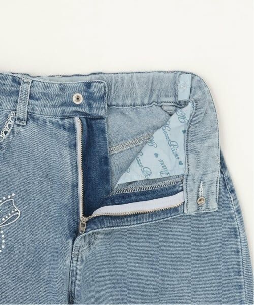 mezzo piano junior / メゾピアノジュニア その他パンツ | 予約/【接触冷感】デニムキラキラワイドパンツ | 詳細3