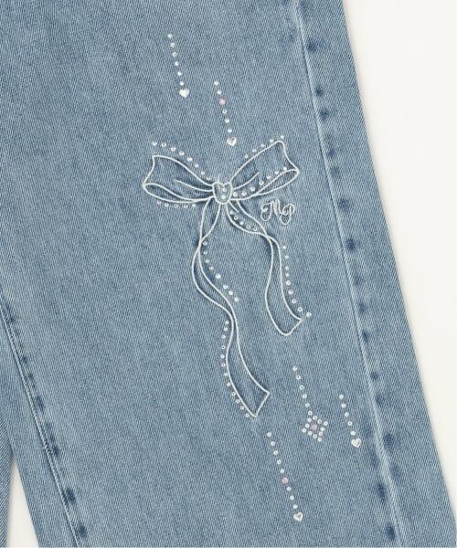 mezzo piano junior / メゾピアノジュニア その他パンツ | 予約/【接触冷感】デニムキラキラワイドパンツ | 詳細6