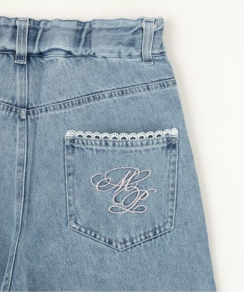 mezzo piano junior / メゾピアノジュニア その他パンツ | 予約/【接触冷感】デニムキラキラワイドパンツ | 詳細8