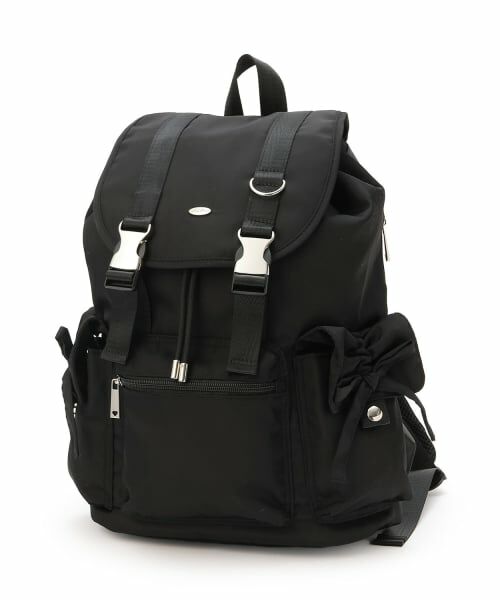 mezzo piano junior / メゾピアノジュニア リュック・バックパック | 【撥水】リボンリュックサック（黒）