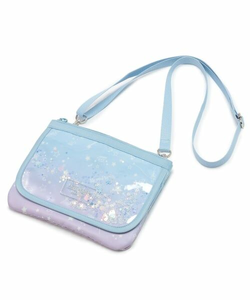 mezzo piano junior / メゾピアノジュニア ショルダーバッグ | 星座＆音符柄サコッシュ♪（School対応）（ライト ブルー）