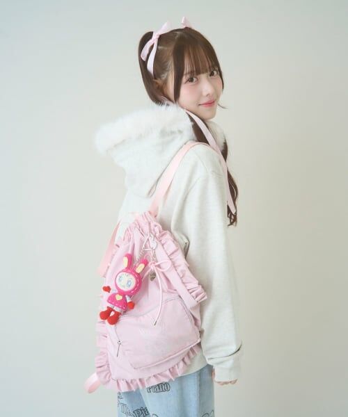 mezzo piano junior / メゾピアノジュニア リュック・バックパック | 【A4対応・撥水】キラキラベリエちゃんナップサック | 詳細11