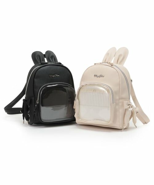 mezzo piano junior / メゾピアノジュニア リュック・バックパック | うさ耳レースアップ合皮リュック | 詳細14