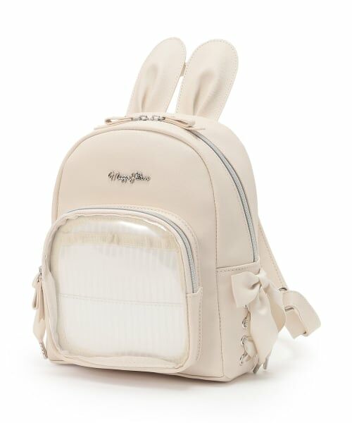 mezzo piano junior / メゾピアノジュニア リュック・バックパック | うさ耳レースアップ合皮リュック | 詳細15