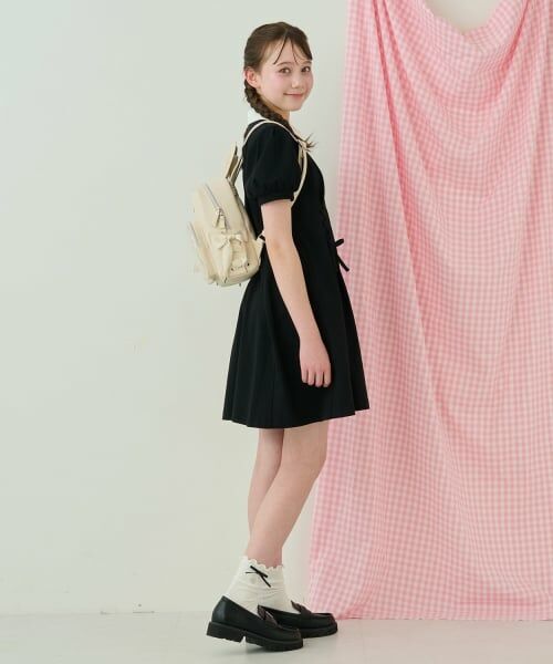 mezzo piano junior / メゾピアノジュニア リュック・バックパック | うさ耳レースアップ合皮リュック | 詳細16