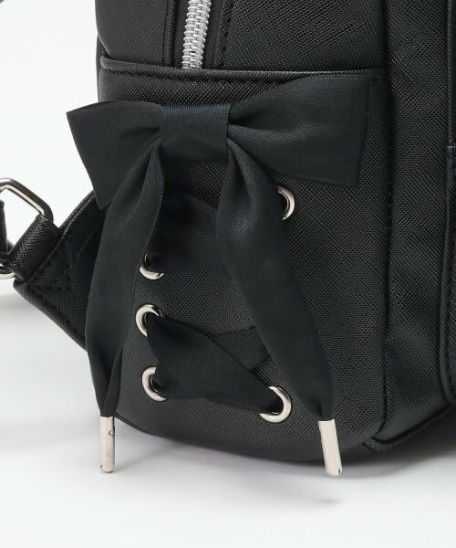 mezzo piano junior / メゾピアノジュニア リュック・バックパック | うさ耳レースアップ合皮リュック | 詳細5