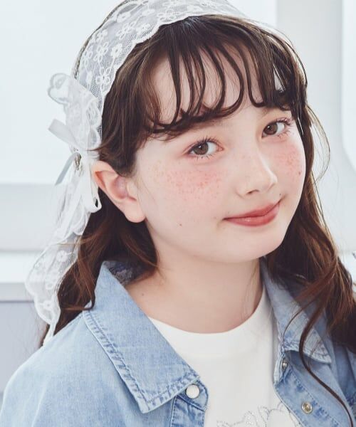 mezzo piano junior / メゾピアノジュニア カチューシャ・カチューム・その他 | 予約/レース＆リボンカチューシャ（オフ ホワイト）