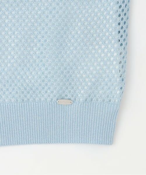mezzo piano junior / メゾピアノジュニア ニット・セーター | 【人気商品再入荷】【直営店で取り扱い無し】ラメメッシュニット&半袖Tシャツセット | 詳細5