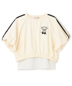 mezzo piano junior / メゾピアノジュニア Tシャツ | ☆彡サイドラインバルーン袖Tシャツ＆タンクトップセット