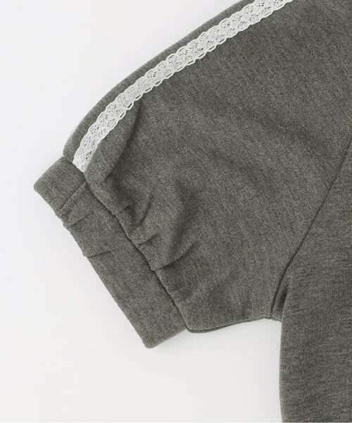 mezzo piano junior / メゾピアノジュニア その他トップス | 【人気商品再入荷】【直営店で取り扱い無し】ラメミニ裏毛ジップパーカ＆フレアスカパンセットアップ | 詳細4