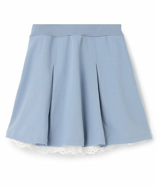 mezzo piano junior / メゾピアノジュニア ミニ・ひざ丈スカート | 【人気商品再入荷】【直営店で取り扱い無し】ジャージスカート&レースパンツセット | 詳細1