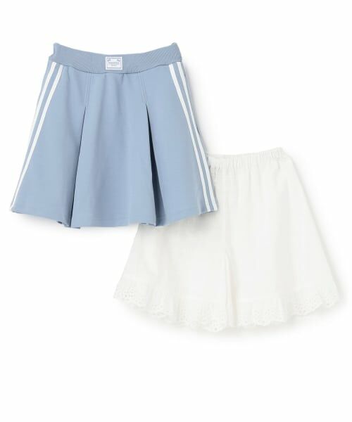 mezzo piano junior / メゾピアノジュニア ミニ・ひざ丈スカート | 【人気商品再入荷】【直営店で取り扱い無し】ジャージスカート&レースパンツセット | 詳細2