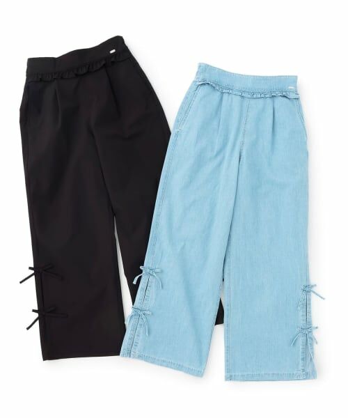 mezzo piano junior / メゾピアノジュニア その他パンツ | 【人気商品再入荷】【直営店で取り扱い無し】サイドスリットパンツ | 詳細9