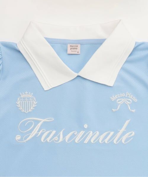 mezzo piano junior / メゾピアノジュニア Tシャツ | 【人気商品再入荷】【直営店で取り扱い無し】【UVカット・接触冷感】衿つきトップス | 詳細2