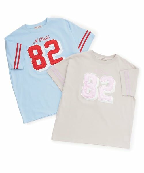 mezzo piano junior / メゾピアノジュニア Tシャツ | ☆彡ナンバリングTシャツ | 詳細6