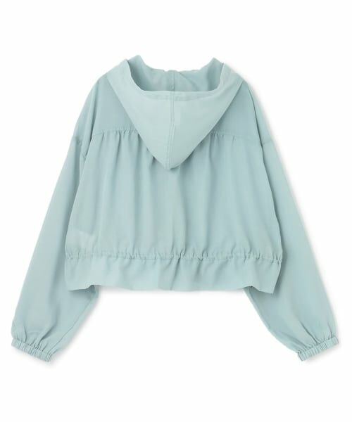 mezzo piano junior / メゾピアノジュニア パーカー | 【人気商品再入荷】【直営店で取り扱い無し】【接触冷感・UVカット】シアーショートパーカ | 詳細1