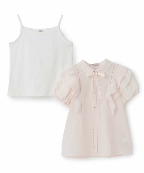 mezzo piano junior / メゾピアノジュニア シャツ・ブラウス | ☆彡Wフリルブラウス | 詳細2