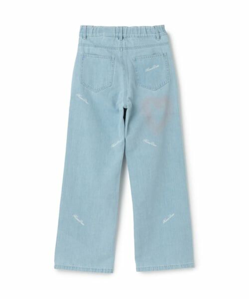 mezzo piano junior / メゾピアノジュニア その他パンツ | ふわっとスプレーストレートデニムパンツ | 詳細1