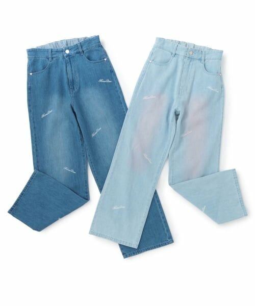 mezzo piano junior / メゾピアノジュニア その他パンツ | ふわっとスプレーストレートデニムパンツ | 詳細10