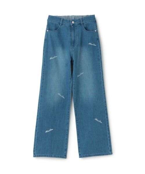 mezzo piano junior / メゾピアノジュニア その他パンツ | ふわっとスプレーストレートデニムパンツ | 詳細12