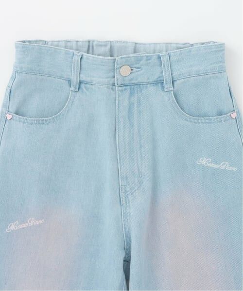 mezzo piano junior / メゾピアノジュニア その他パンツ | ふわっとスプレーストレートデニムパンツ | 詳細2