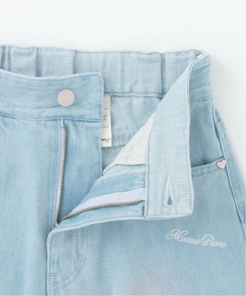 mezzo piano junior / メゾピアノジュニア その他パンツ | ふわっとスプレーストレートデニムパンツ | 詳細4
