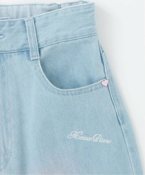 mezzo piano junior / メゾピアノジュニア その他パンツ | ふわっとスプレーストレートデニムパンツ | 詳細5