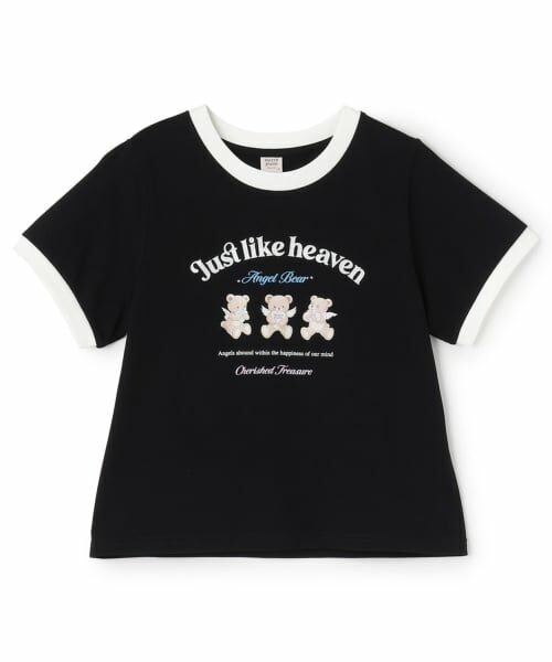 mezzo piano junior / メゾピアノジュニア Tシャツ | 【接触冷感】エンジェルベアリンガーTシャツ | 詳細10