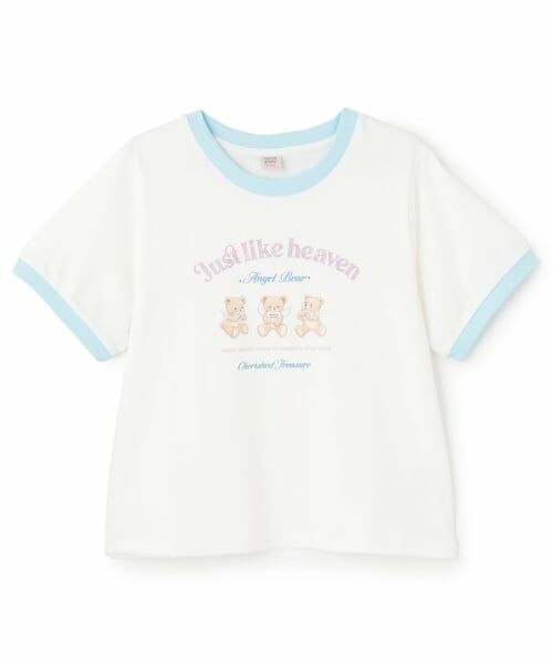 mezzo piano junior / メゾピアノジュニア Tシャツ | 【接触冷感】エンジェルベアリンガーTシャツ | 詳細11