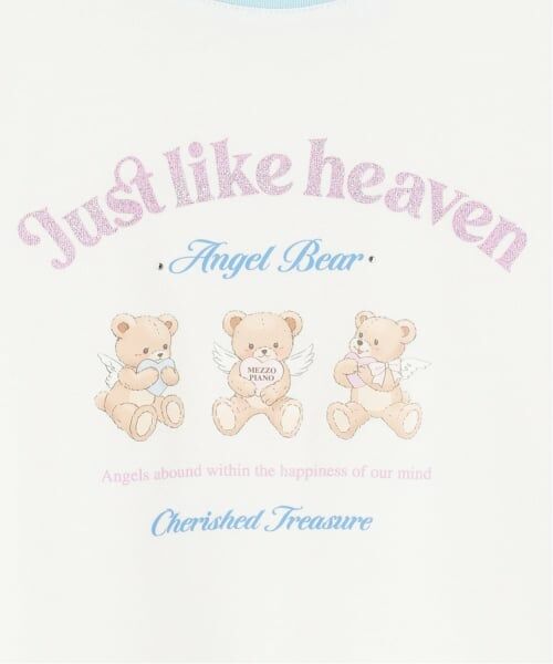 mezzo piano junior / メゾピアノジュニア Tシャツ | 【接触冷感】エンジェルベアリンガーTシャツ | 詳細3