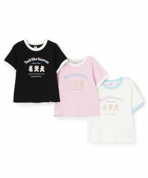 mezzo piano junior / メゾピアノジュニア Tシャツ | 【接触冷感】エンジェルベアリンガーTシャツ | 詳細9