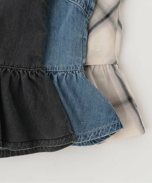 mezzo piano junior / メゾピアノジュニア Tシャツ | ペプラムビスチェ＆トリムレースTシャツセット | 詳細5