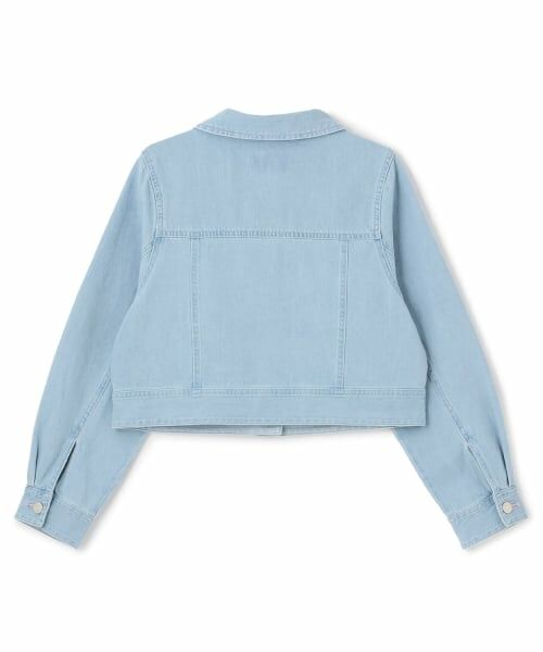 mezzo piano junior / メゾピアノジュニア ブルゾン | ふわっとスプレーライトデニムジャケット | 詳細1