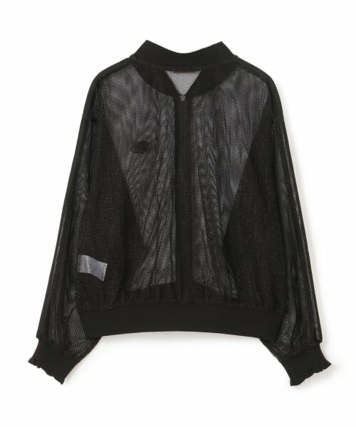 mezzo piano junior / メゾピアノジュニア ブルゾン | ラメメッシュブルゾン | 詳細1